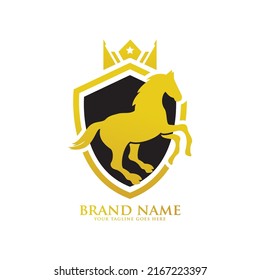 Horse logo icon vector template.