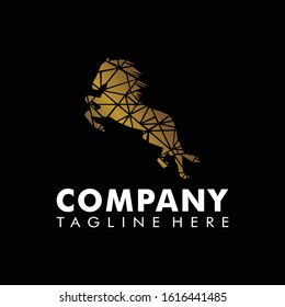Horse logo illustration vector shilloutte