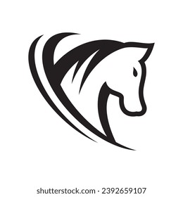 Horse logo images illustration design