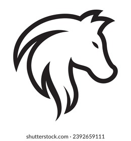 Horse logo images illustration design