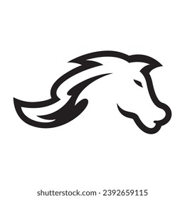Horse logo images illustration design