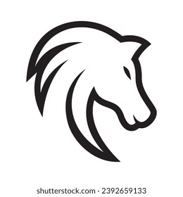 Horse logo images illustration design