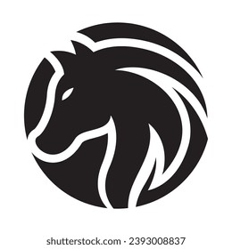 Horse logo images illustration design