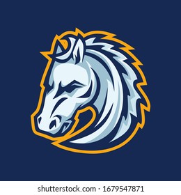 Horse Logo Mascot Design Vector Illustration