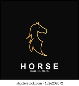 Horse Logo with modern concept. Icon horse vector illustration