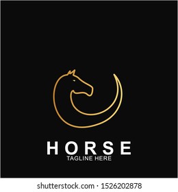 Horse Logo with modern concept. Icon horse vector illustration