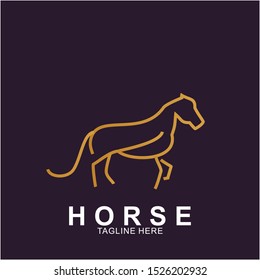 Horse Logo with modern concept. Icon horse vector illustration