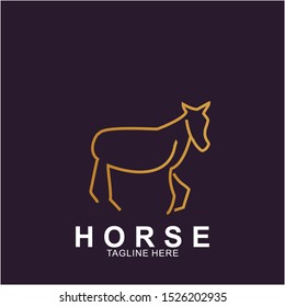 Horse Logo with modern concept. Icon horse vector illustration