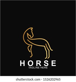 Horse Logo with modern concept. Icon horse vector illustration