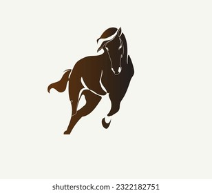 
horse logo. running a horse logo design 