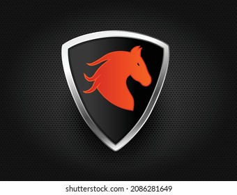 horse logo silhouette vector illustration