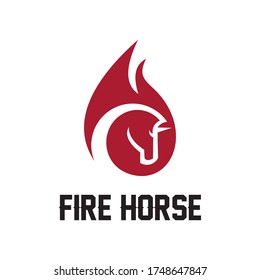 logotipo de caballo, sencillo y limpio