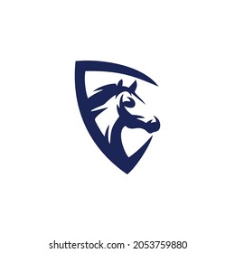 horse logo simple clean and elegance