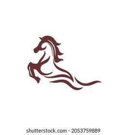 horse logo simple clean and elegance