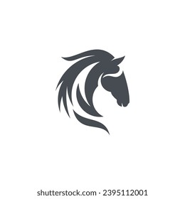 horse logo simple elegance and clean 