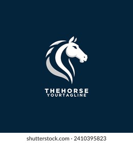 horse logo simple elegance and clean