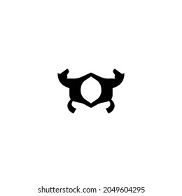 Horse logo. Simple style fashion big sale poster background symbol. Logo design element. T-shirt printing. Vector for sticker.