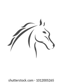 Horse Logo Template Stock Vector (Royalty Free) 1012005265 | Shutterstock