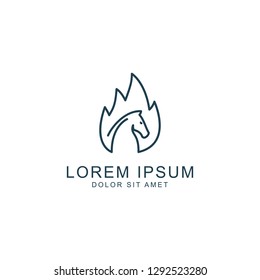 horse logo template