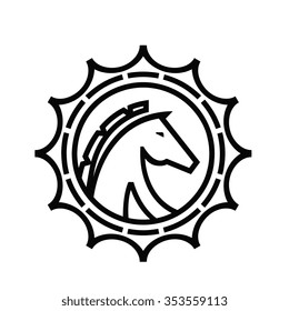 Horse Logo Template