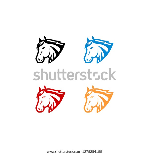horse logo\
template