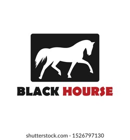 horse logo template design creative idea,illustration