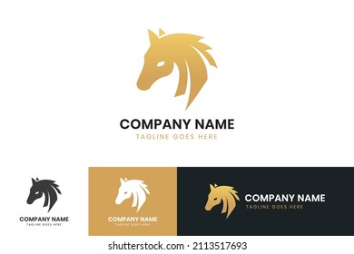 Horse logo template design. Horse vector icon design