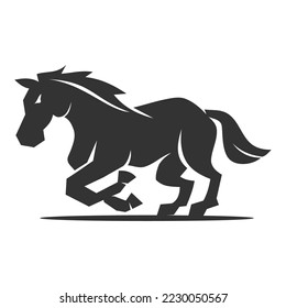 Horse Logo Template Icon Illustration Brand Identity