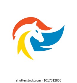 Horse Logo Template Stock Photo