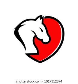 Horse Logo Template Stock Photo
