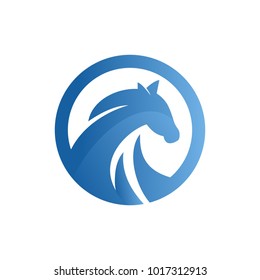 Horse Logo Template Stock Photo
