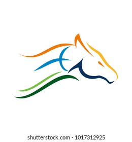 Horse Logo Template Stock Photo