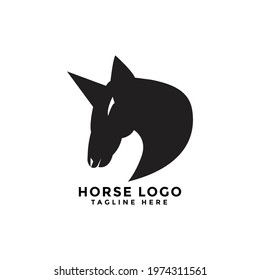 horse logo template. suitable for club logos