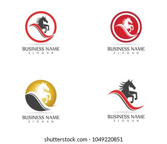 Horse Logo Template Vector
