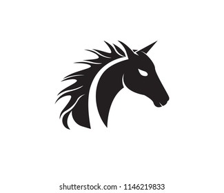 Horse Logo Template Vector

