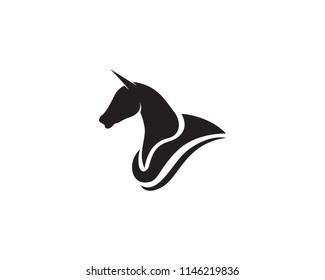 Horse Logo Template Vector
