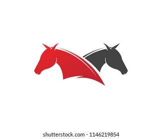 Horse Logo Template Vector