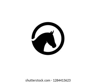 Horse Logo Template Vector