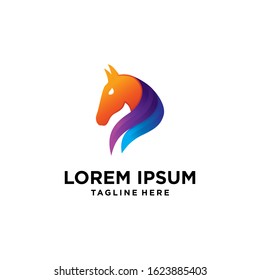 Horse logo template. Horse logo vector