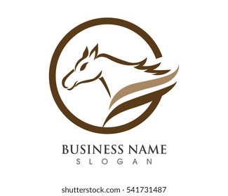 Horse Logo Template Vector