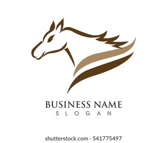 Horse Logo Template Vector