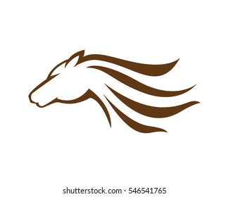 Horse Logo Template Vector