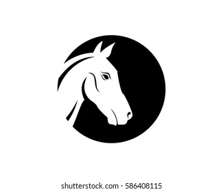 Horse Logo Template Vector
