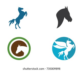 Horse Logo Template Vector