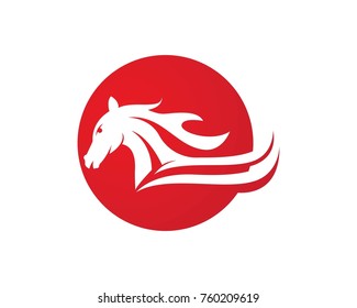 Horse Logo Template Vector