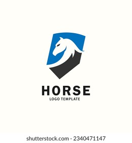Horse logo template vector concept