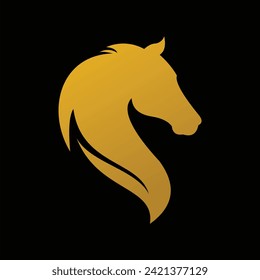 Horse logo template vector  design