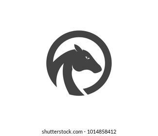 Horse Logo Template Vector icon illustration design