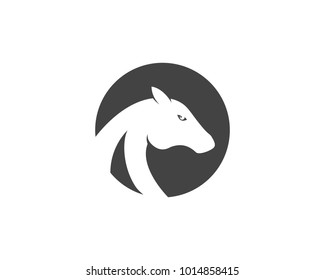 Horse Logo Template Vector icon illustration design
