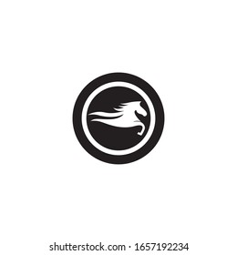 Horse logo template Vector icon design